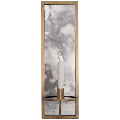 Visual Comfort Signature Collection Niermann Weeks Regent Sconce in Antique Brass by Visual Comfort Signature NW2115HAB