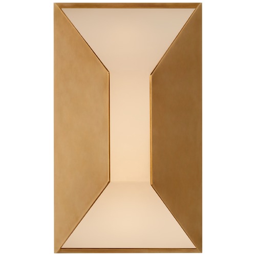 Kelly Wearstler Stretto Sconce in Antique Brass by Visual Comfort Signature