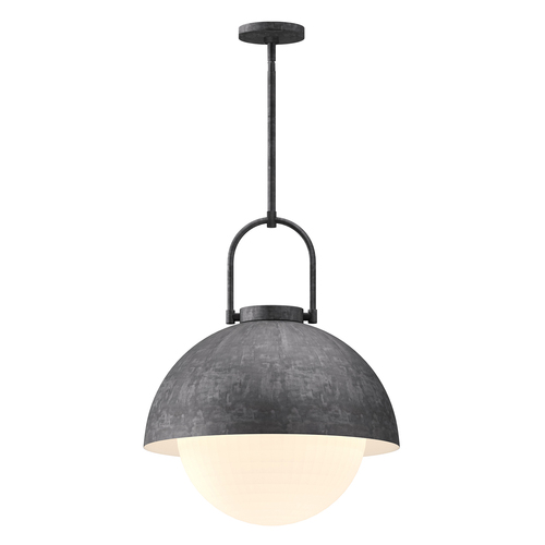 Alora Lighting Alora Lighting Harper Steel Pendant Light with Globe Shade PD507216SLOP