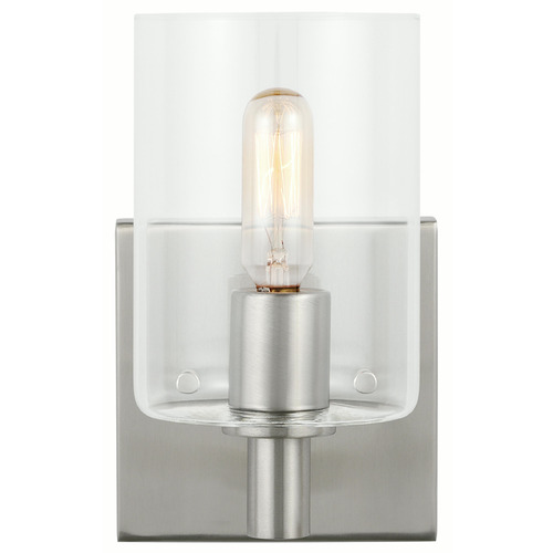 Visual Comfort Studio Collection Fullton Brushed Nickel Sconce