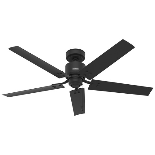 Windbound 52-Inch Outdoor Fan in Matte Black by Hunter Fan Company