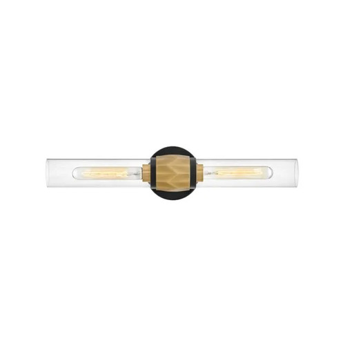 Hinkley Ellison 22-Inch Bath Light in Black & Brass by Hinkley Lighting 57082BK-HB