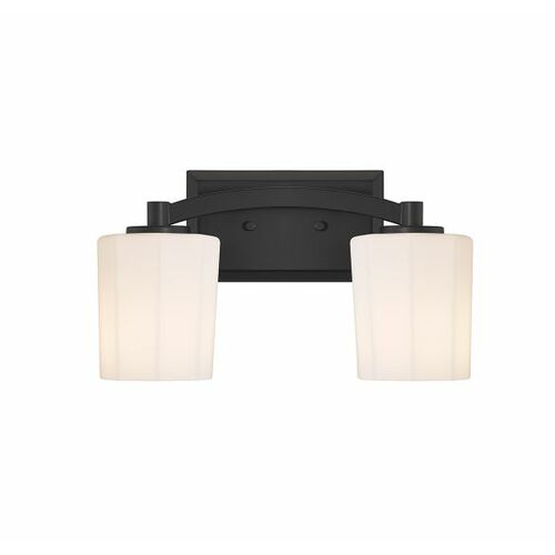 Savoy House Whitney 14-Inch Bath Light in Matte Black by Savoy House 8-7710-2-BK