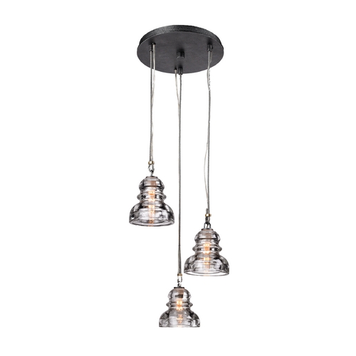 Troy Lighting Mini-Pendant Light with Clear Glass F3133