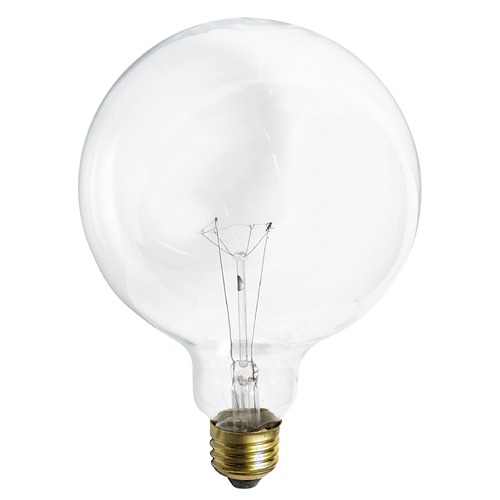 Satco Lighting Incandescent G40 Light Bulb Medium Base 120V by Satco S3014