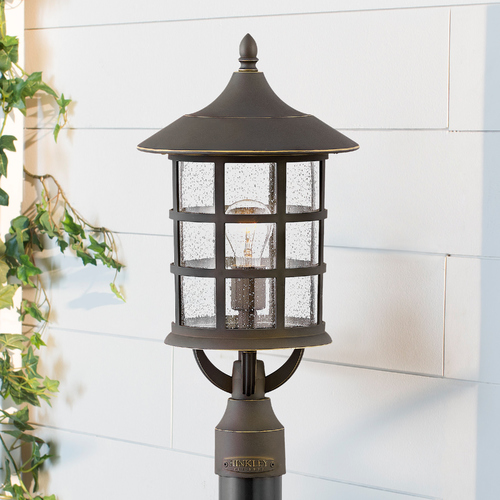 Freeport 20.50-Inch Oil Rubbed Bronze Post Light by Hinkley Lighting