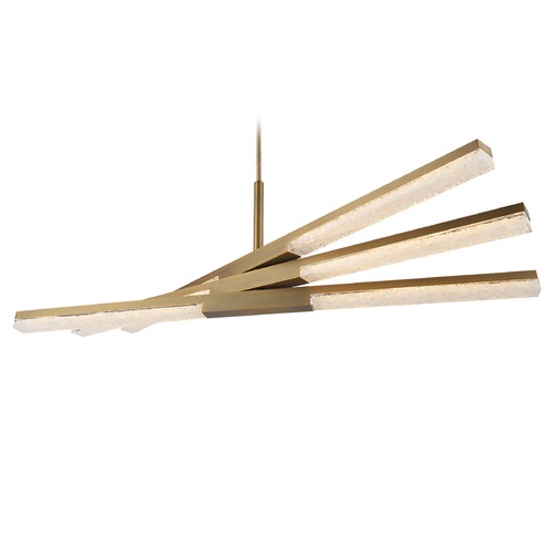 Modern Forms by WAC Lighting Minx Aged Brass LED Linear Light by Modern Forms PD-81006-AB