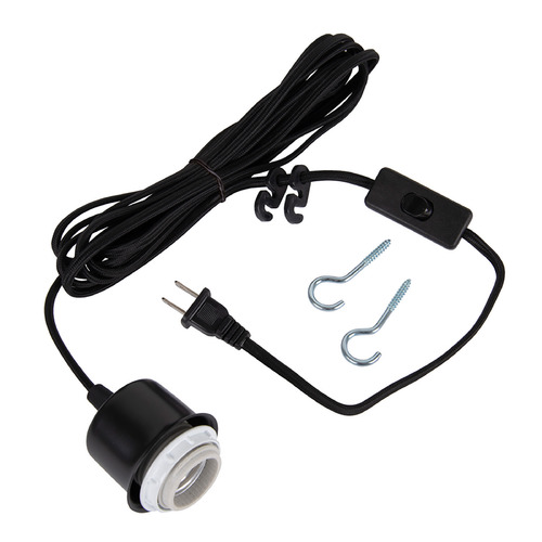 Swag Pendants Flat Black Swag Light by Craftmade Lighting