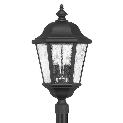 Edgewater 12V X-Large Post Lantern in Black by Hinkley Lighting