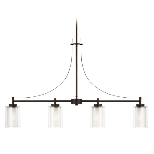 Elmwood Park 40-Inch Bronze LED Island Light by Generation Lighting