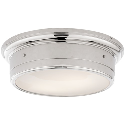 Visual Comfort Signature Collection Studio VC Siena Large Flush Mount in Polished Nickel by Visual Comfort Signature SS4016PNWG