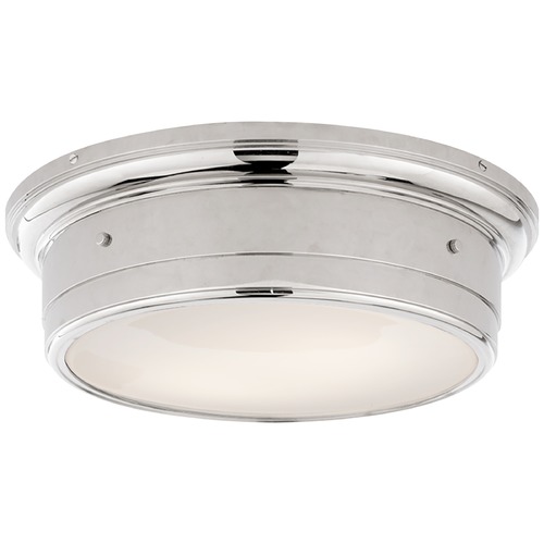 Studio VC Siena Large Flush Mount in Polished Nickel by Visual Comfort Signature