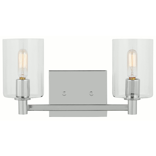 Visual Comfort Studio Collection Fullton Chrome Bathroom Light