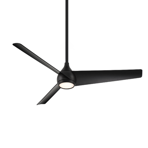 Minka Aire Twist 52-Inch LED Smart Fan in Coal by Minka Aire F678L-CL