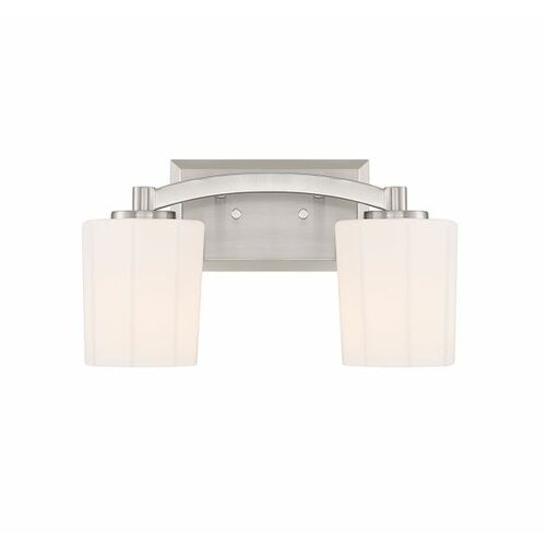 Whitney 14-Inch Bath Light in Satin Nickel by Savoy House