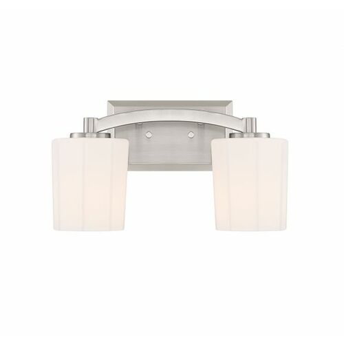 Savoy House Whitney 14-Inch Bath Light in Satin Nickel by Savoy House 8-7710-2-SN