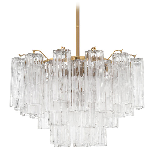 Crystorama Lighting Crystorama Lighting Addis Aged Brass Chandelier ADD-308-AG-CL