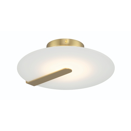 Nuvola 12-Inch LED Flush Mount in Gold by Eurofase