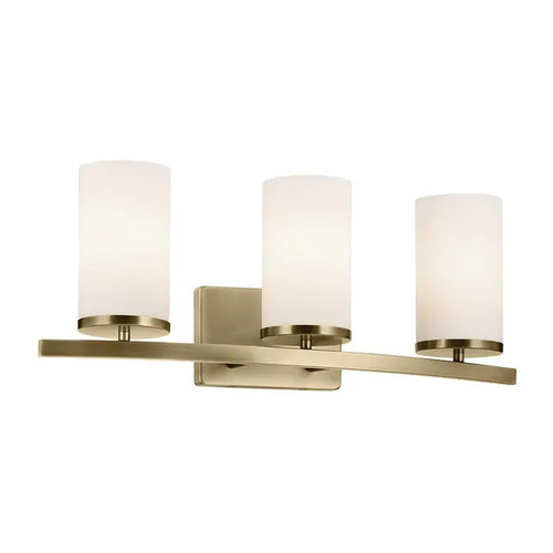 Kichler Lighting Crosby Natural Brass Bathroom Light