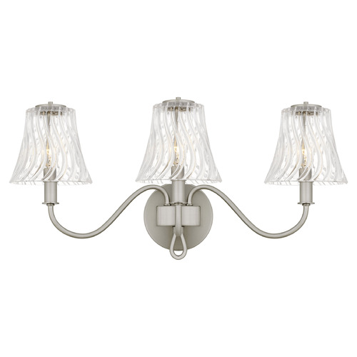 Quoizel Lighting Mckinney Brushed Nickel Bathroom Light