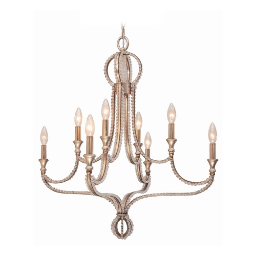 Crystorama Lighting Garland Chandelier in Distressed Twilight by Crystorama Lighting 6768-DT