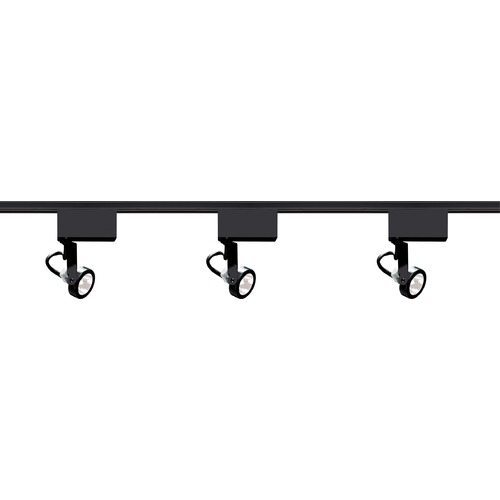 Nuvo Lighting 4-Foot Black Nuvo Lighting Track Light Kit by Nuvo Lighting TK315