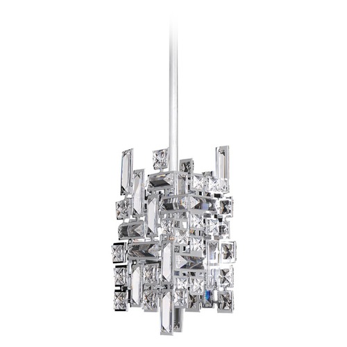 Vermeer 1 Light Mini Pendant with Chrome