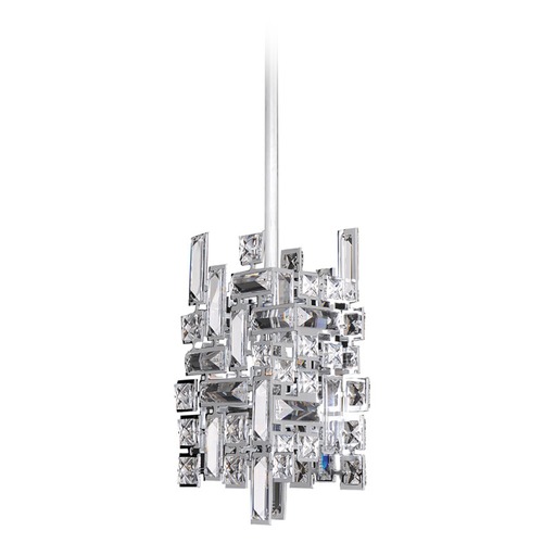 Allegri Lighting Vermeer 1 Light Mini Pendant with Chrome 11195-010-FR001