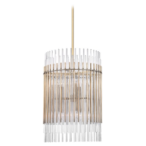 Wallis Aged Brass Pendant by Hudson Valley Lighting