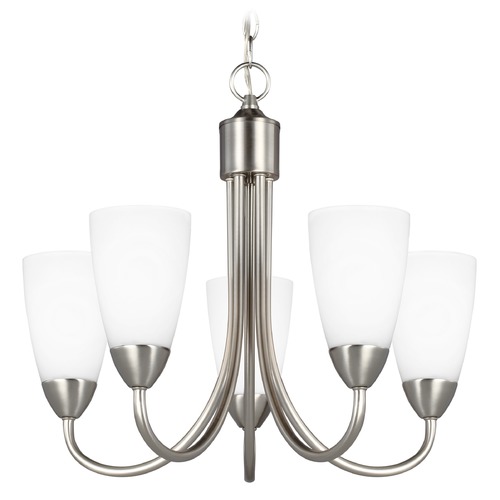 Seville Brushed Nickel 5-Light Chandelier by Generation Lighting