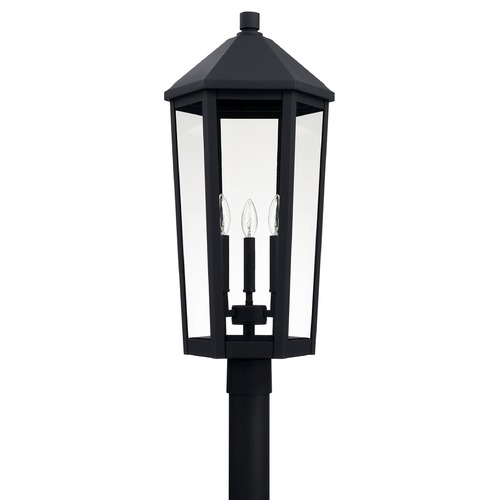 Capital Lighting Ellsworth Outdoor Post Light in Black by Capital Lighting 926934BK