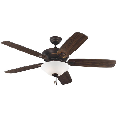 Generation Lighting Fan Collection Colony 52 Matte White Ceiling Fan by Generation Lighting Fan Collection 5COM52RBD-V1