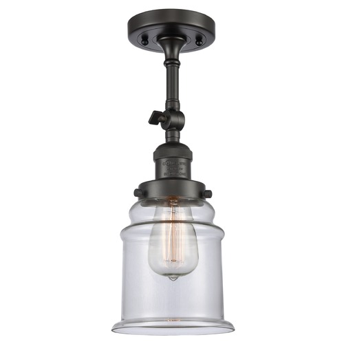 Innovations Lighting Innovations Lighting Canton Oil Rubbed Bronze Semi-Flushmount Light 201F-OB-G182