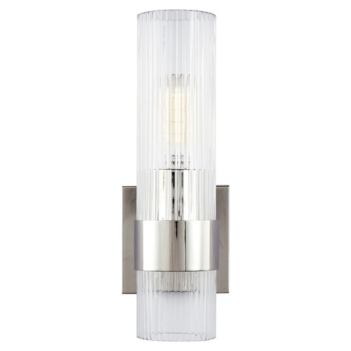 Visual Comfort Studio Collection Chapman & Myers Geneva Polished Nickel Sconce