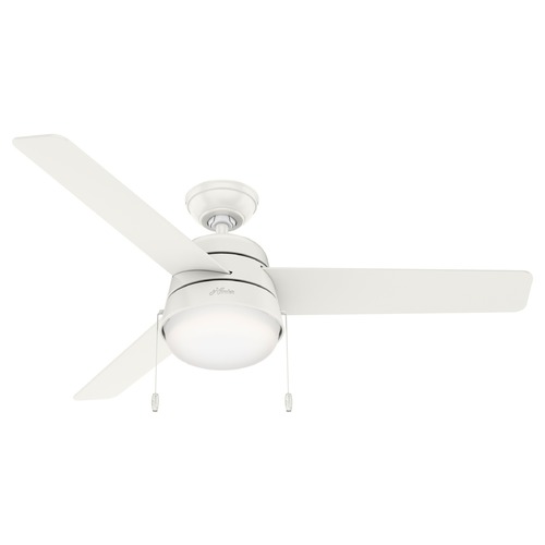 52-Inch Aker Fan in Fresh White by Hunter Fan Company