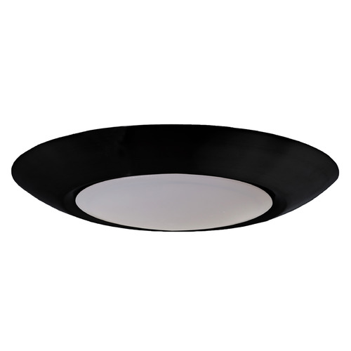 LED Flush Mount in Flat Black by Craftmade Lighting