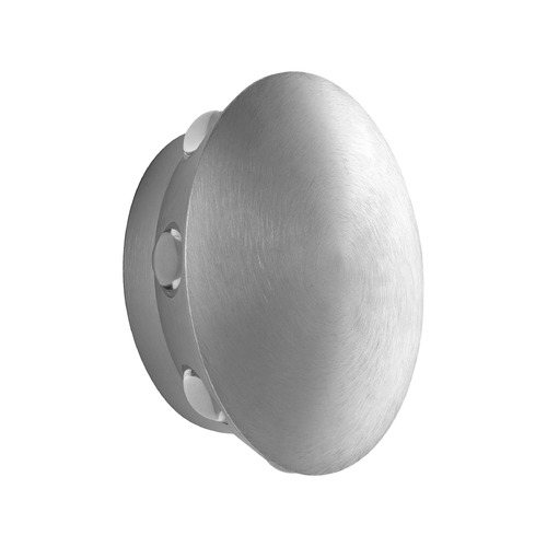Oxygen Rickie Outdoor LED Wall Light in Brushed Aluminum by Oxygen Lighting 3-747-16