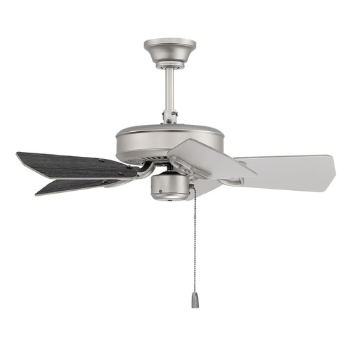 Craftmade Lighting Piccolo Brushed Satin Nickel Ceiling Fan by Craftmade Lighting PI30BN5