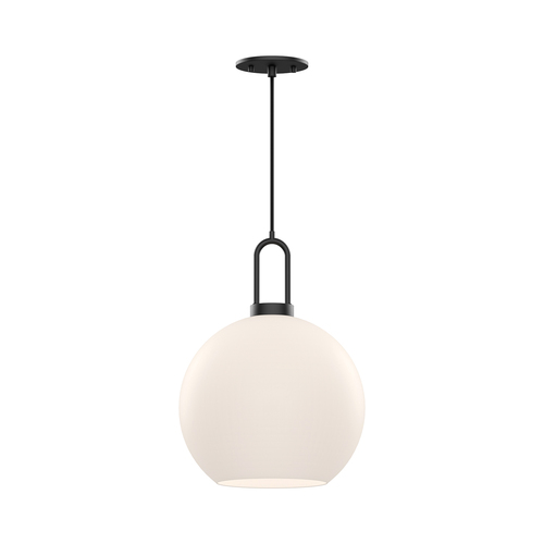 Alora Lighting Alora Lighting Soji Matte Black Mini-Pendant Light with Globe Shade PD601710MBOP