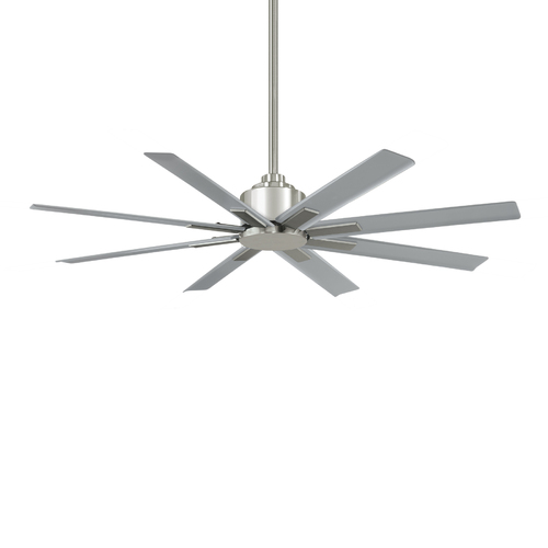 Xtreme H2O 52-Inch Outdoor Fan in Brushed Nickel Wet by Minka Aire