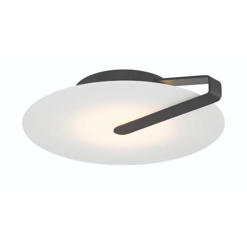 Nuvola 17-Inch LED Flush Mount in Black by Eurofase