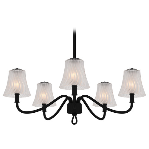 Quoizel Lighting Quoizel Lighting Mckinney Matte Black Chandelier MCK5030MBK