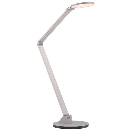 LED Floor Lamp in Chiseled Nickel by George Kovacs