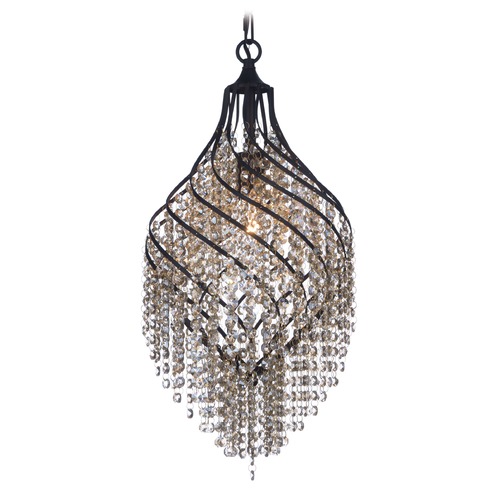 Maxim Lighting Maxim Lighting Twirl Oil Rubbed Bronze Pendant Light with Oval Shade 22005CGOI