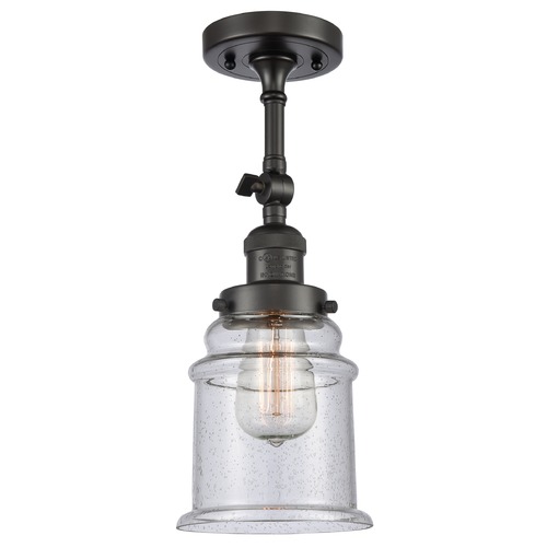 Innovations Lighting Innovations Lighting Canton Oil Rubbed Bronze Semi-Flushmount Light 201F-OB-G184