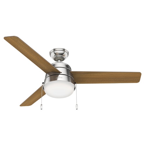 Hunter Fan Company 52-Inch Aker Fan in Brushed Nickel by Hunter Fan Company 50380