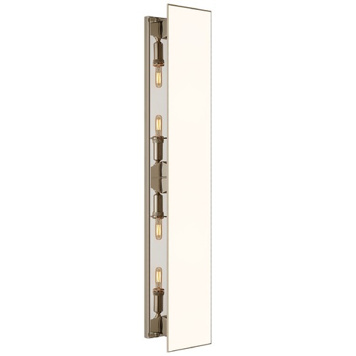 Visual Comfort Signature Collection Thomas OBrien Albertine Large Sconce in Nickel by Visual Comfort Signature TOB2343PNWG