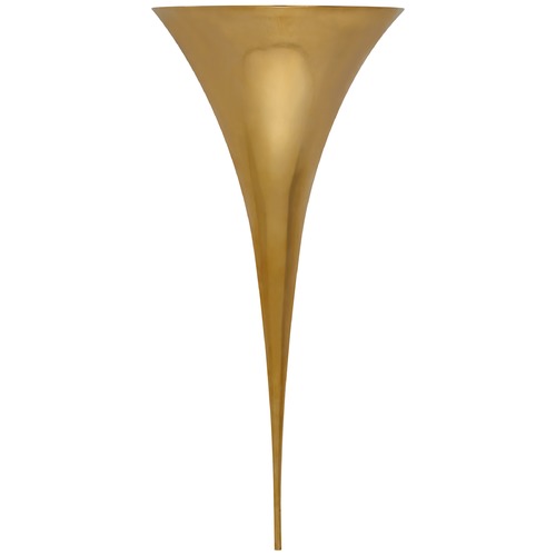 Visual Comfort Signature Collection Aerin Alina Tail Sconce in Antique Brass by Visual Comfort Signature ARN2260HAB