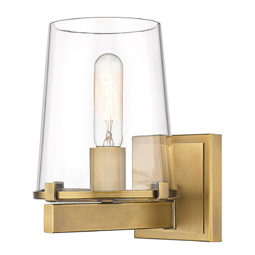 Callista Rubbed Brass Sconce by Z-Lite