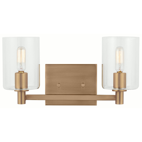Visual Comfort Studio Collection Fullton Satin Brass Bathroom Light